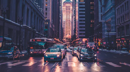 Traffic in a city
