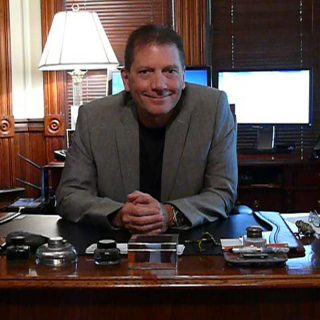 Al Decotiis sitting at his desk