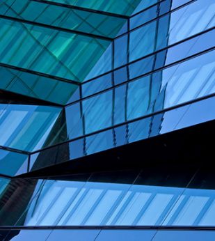 Glass Windows on Building Side