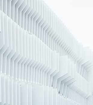 White architectural angles